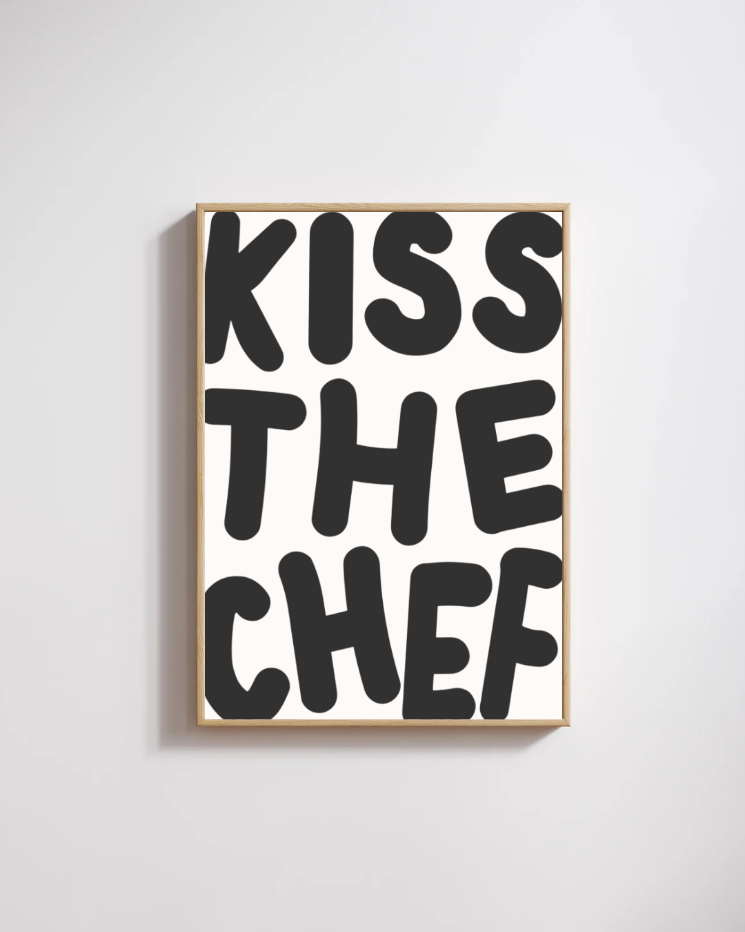 Kiss The Chef Print