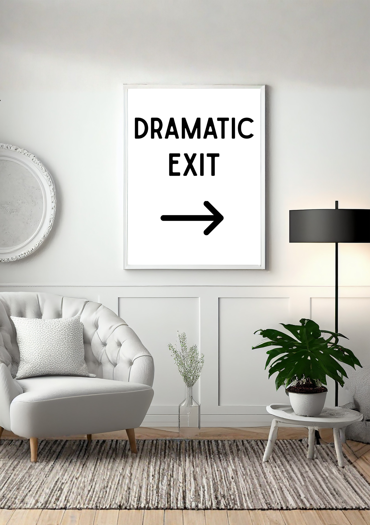 Dramatic Exit Portrait Print