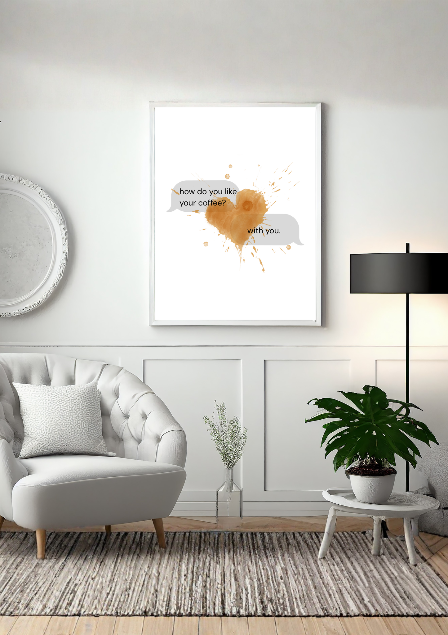 How Do You Like Your Coffee Text Message Print