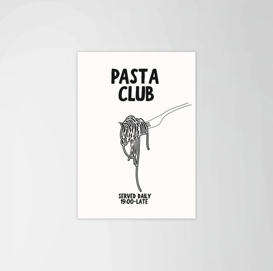 Pasta Club Print