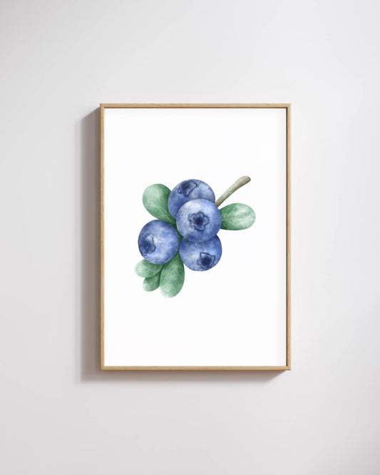 Blueberry Print
