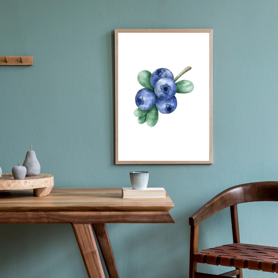 Blueberry Print