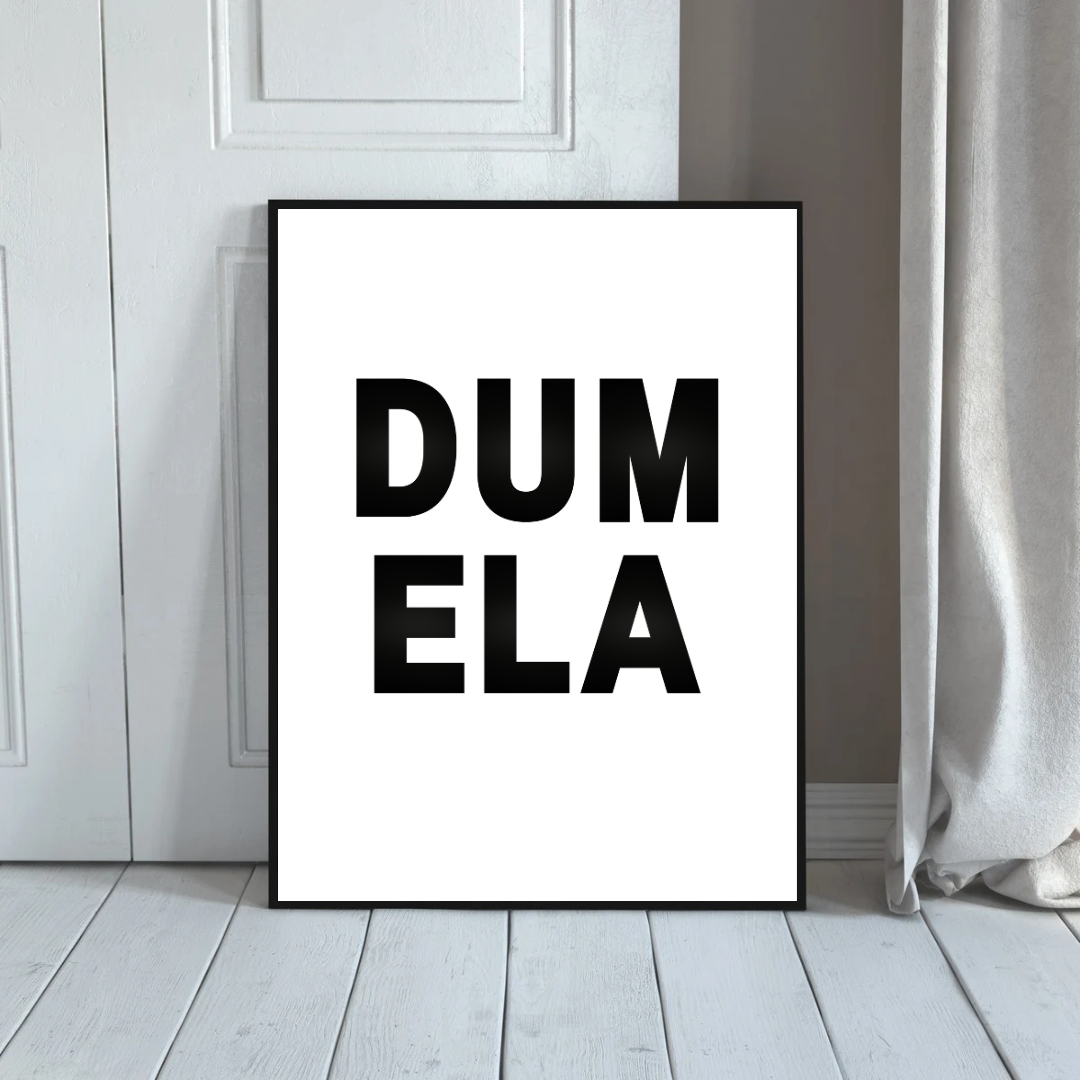 Dumela Greeting Print