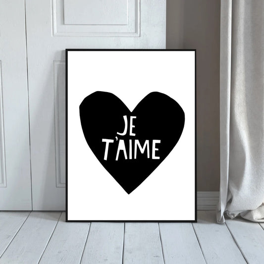 Je t'aime Print