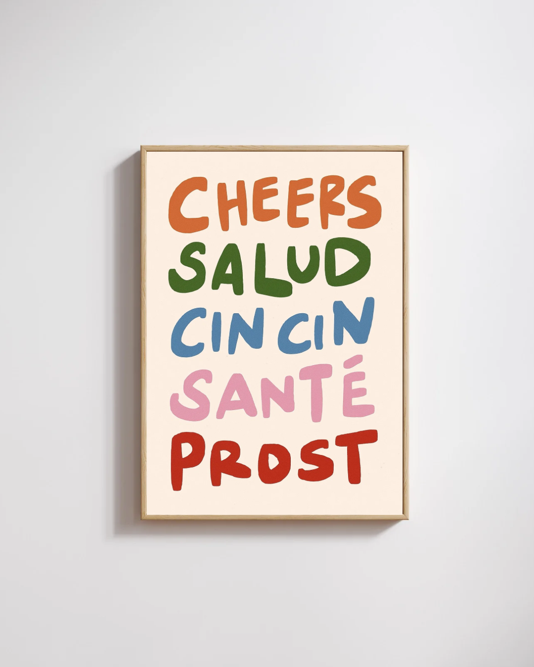 Cheers x5 Print