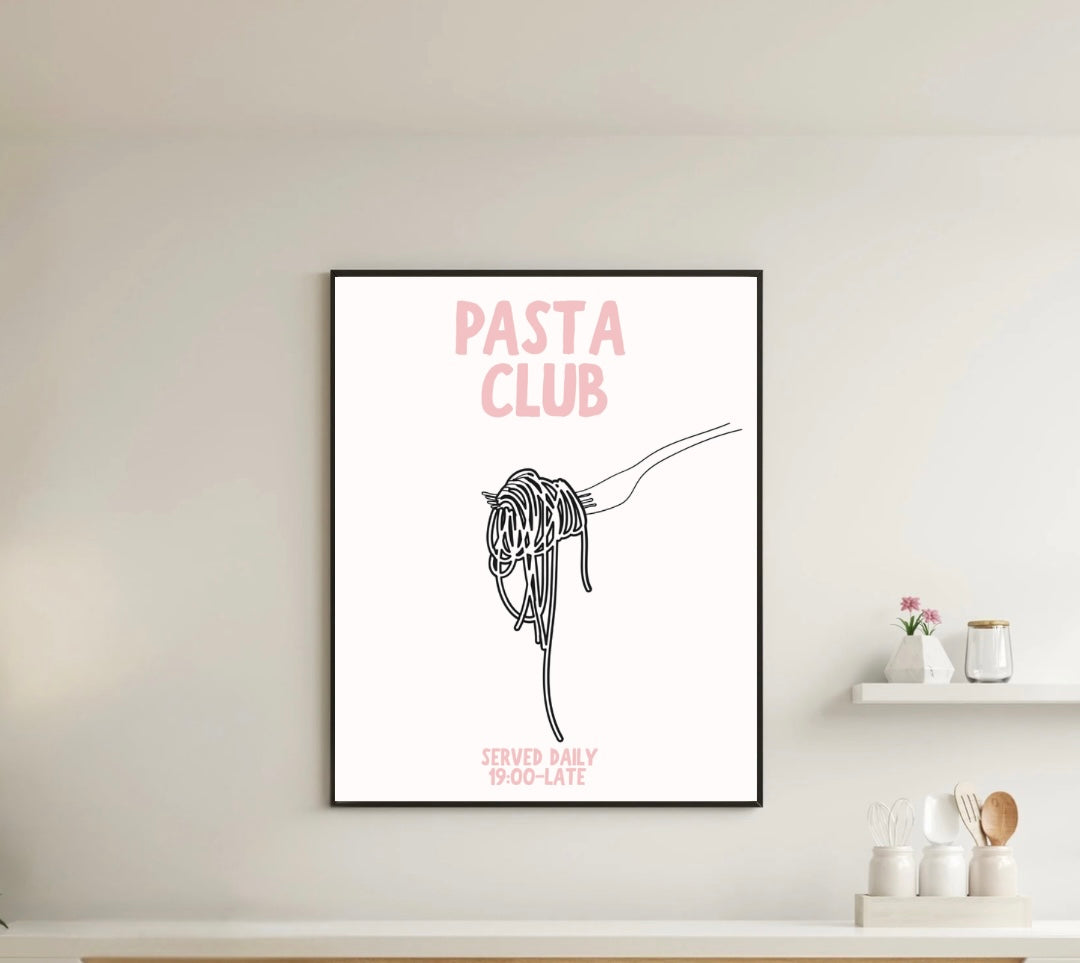 Pasta Club Print