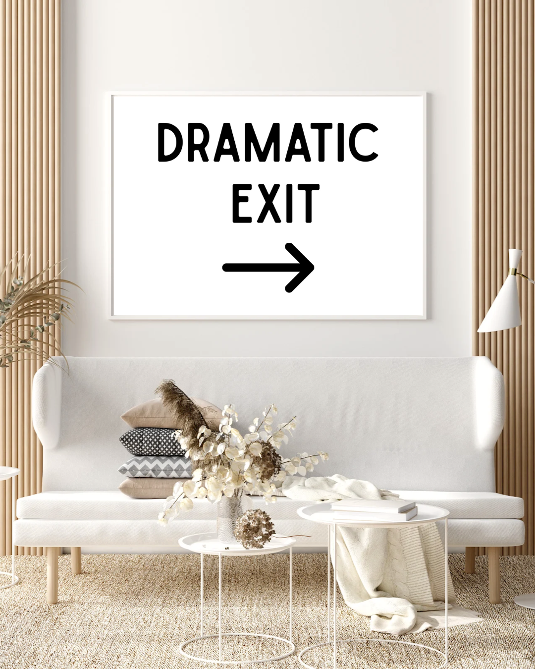 Dramatic Exit Landscape Print