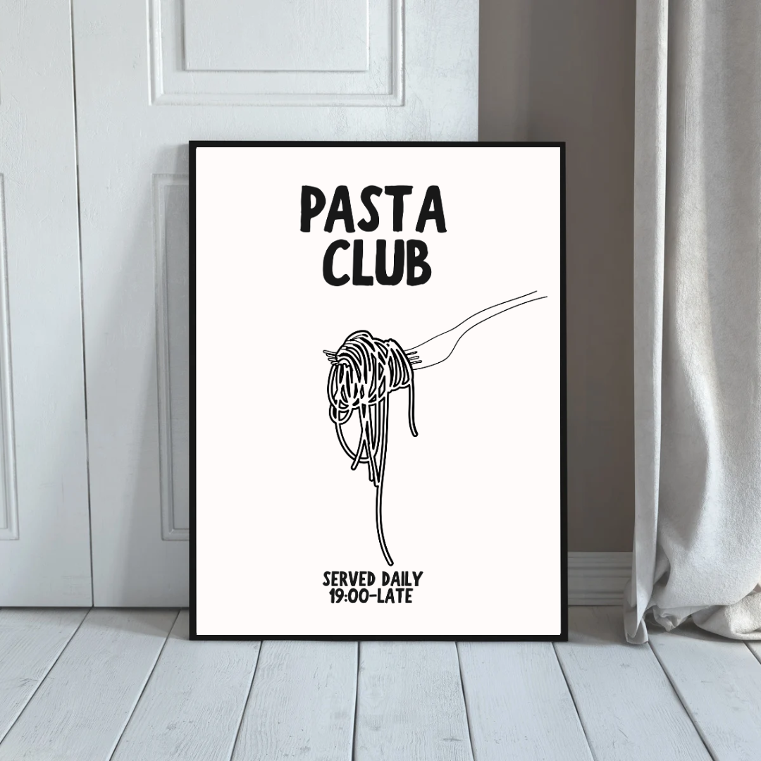 Pasta Club Print