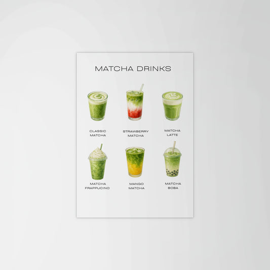 Matcha Drinks Print