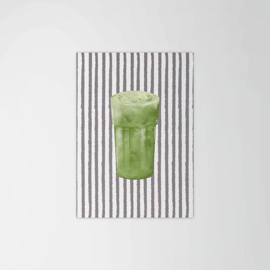 Striped Matcha Print