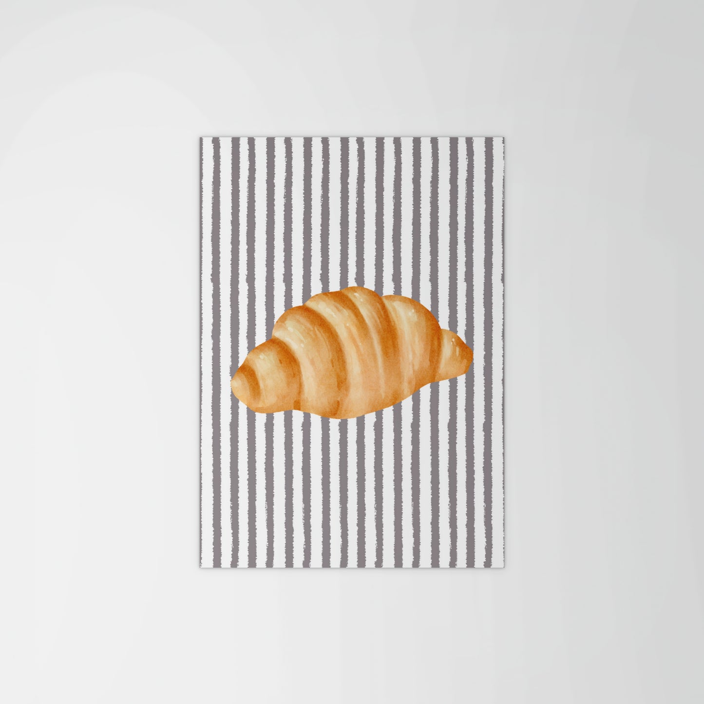 Striped Croissant Print