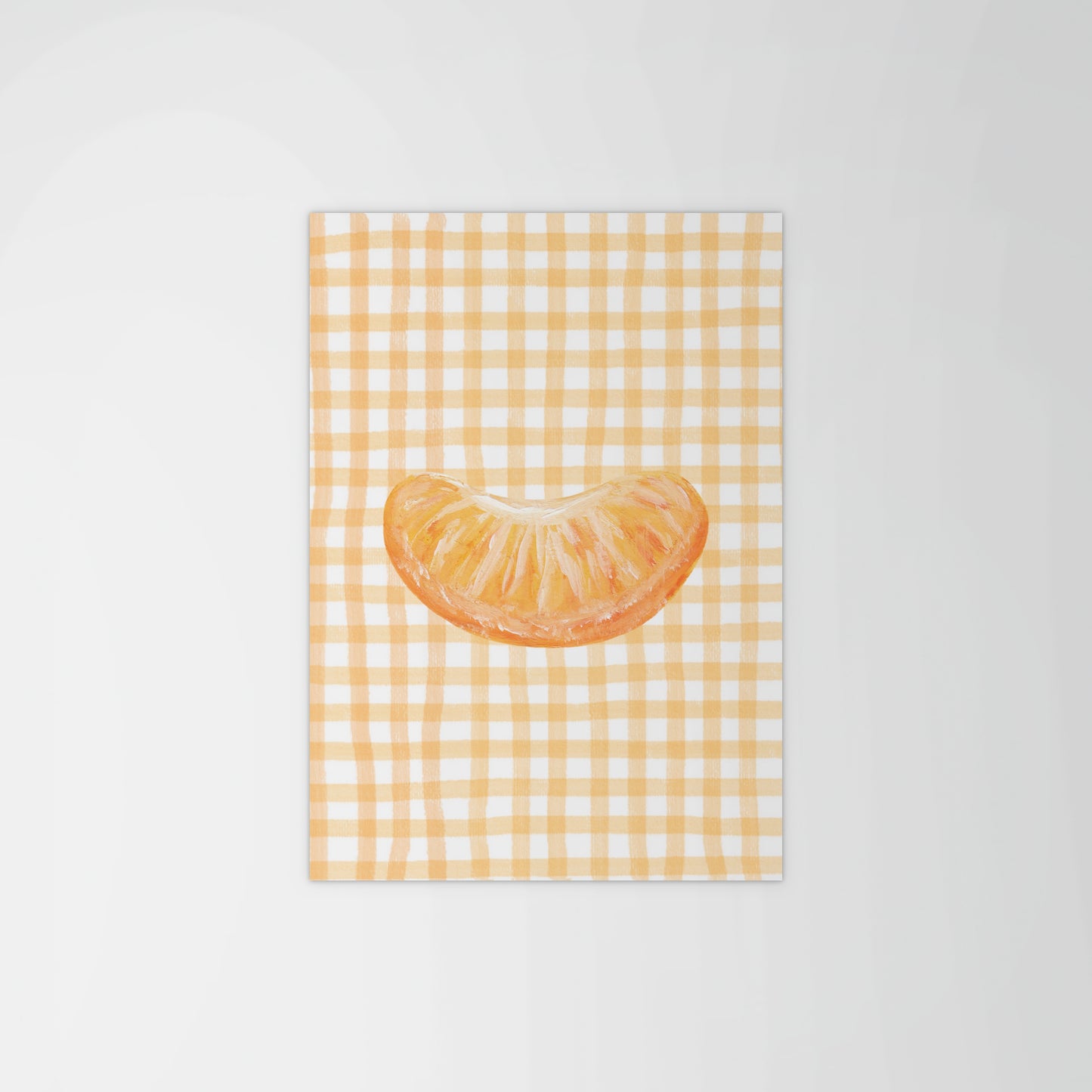 Checkered Naartjie Print