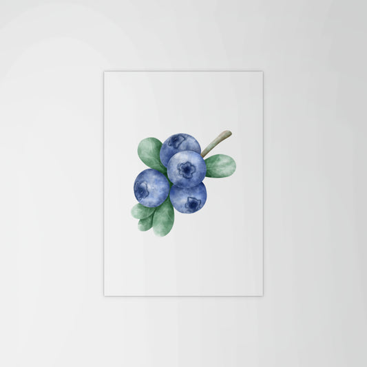 Blueberry Print