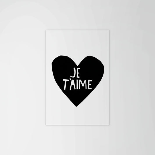 Je t'aime Print