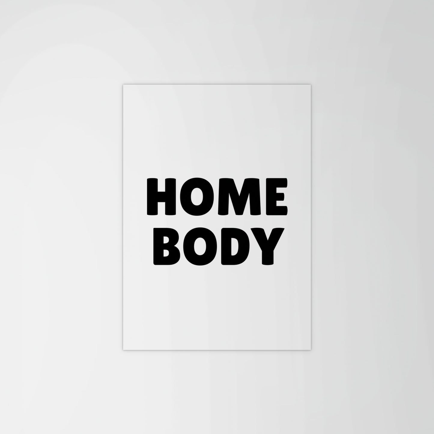Home Body Portrait Print