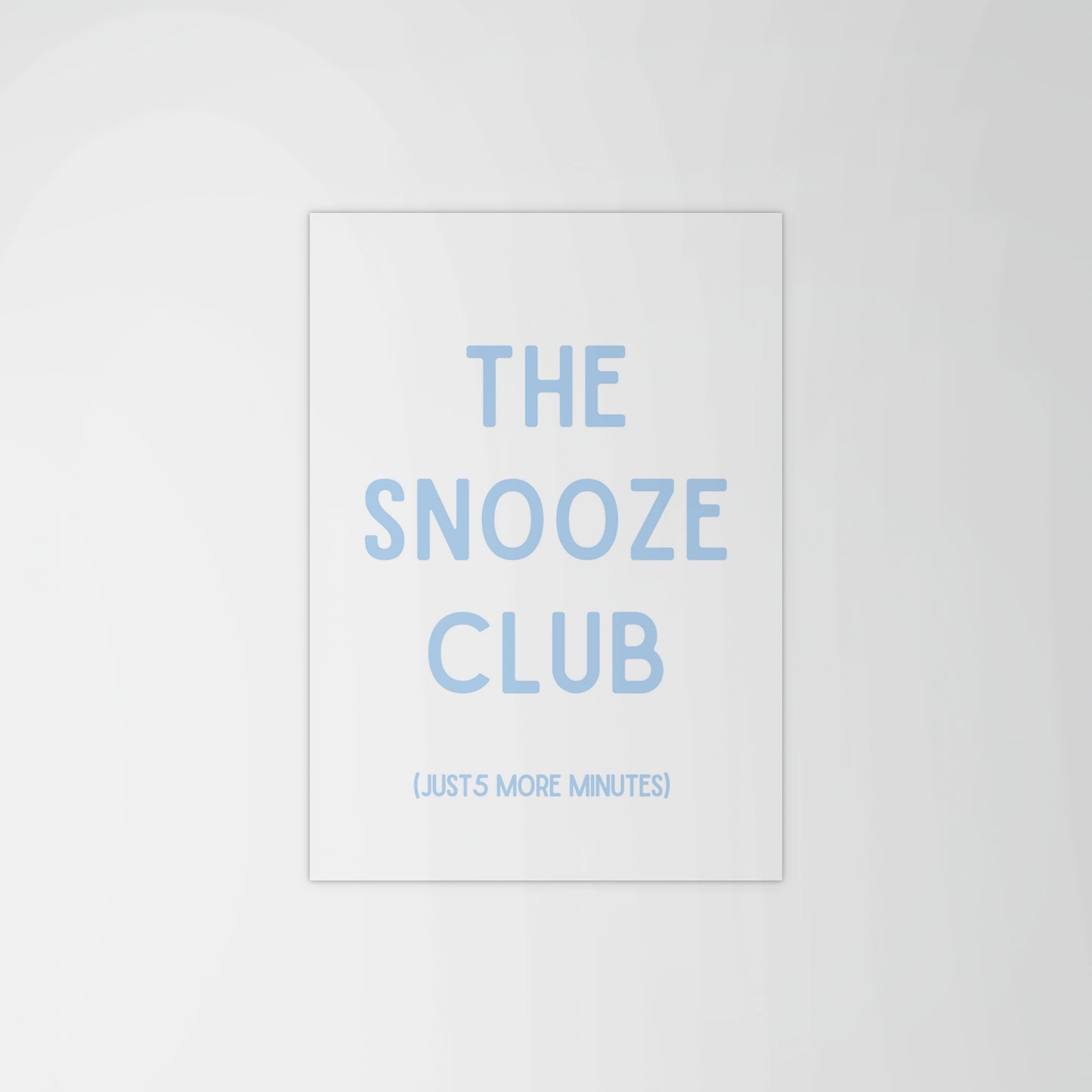 The Snooze Club Print