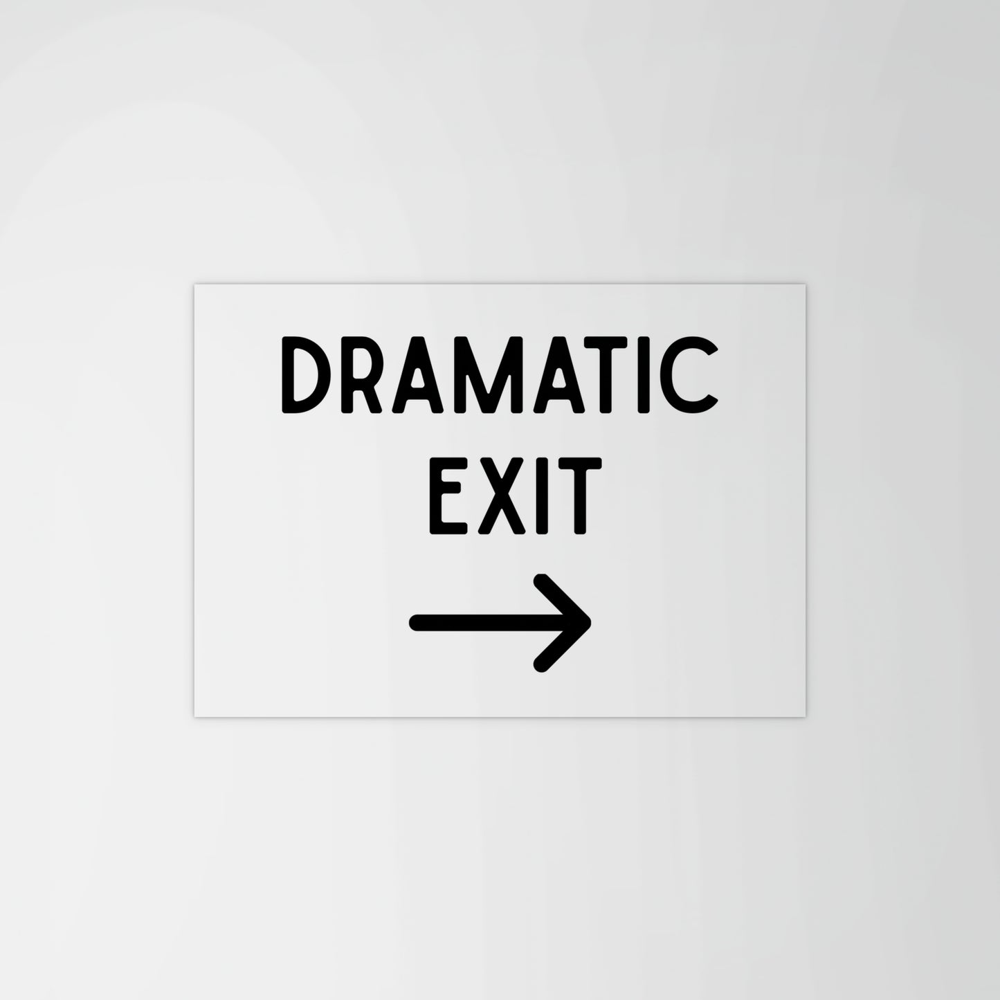 Dramatic Exit Landscape Print