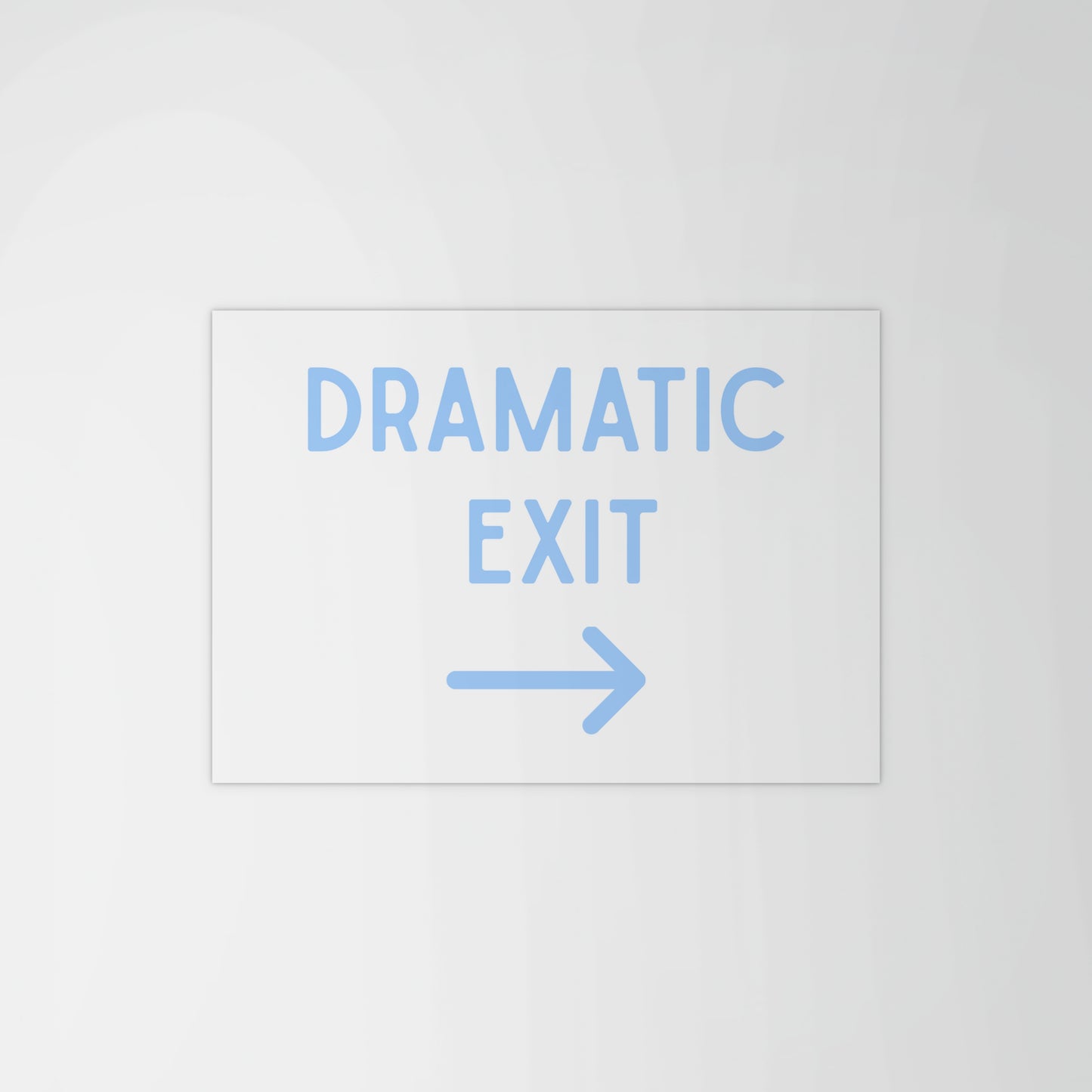 Dramatic Exit Landscape Print
