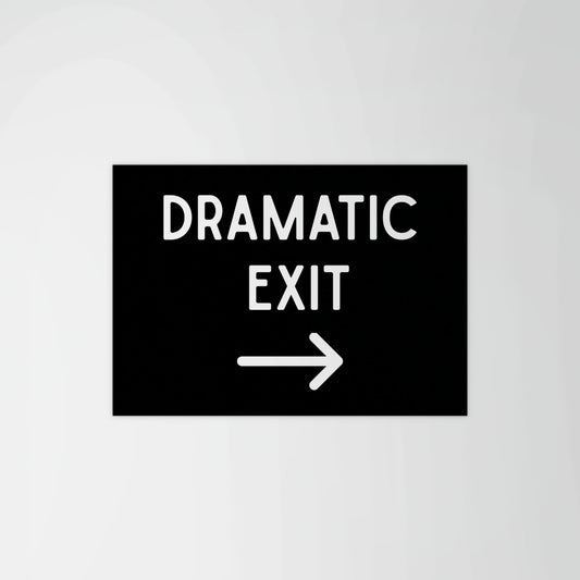 Dramatic Exit Landscape Print