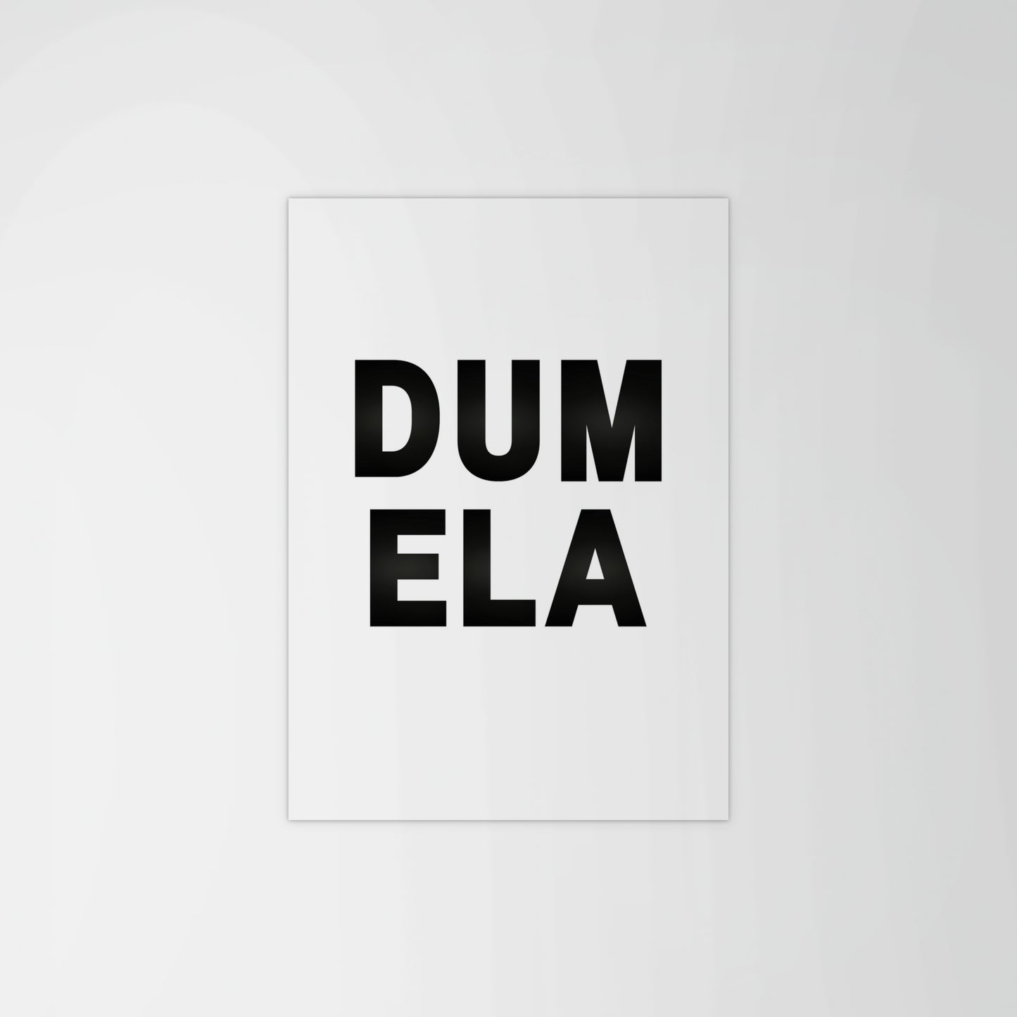 Dumela Greeting Print