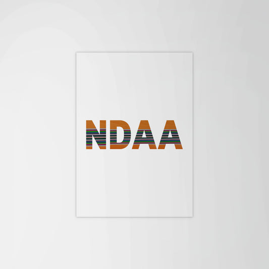 Ndaa Greeting Print