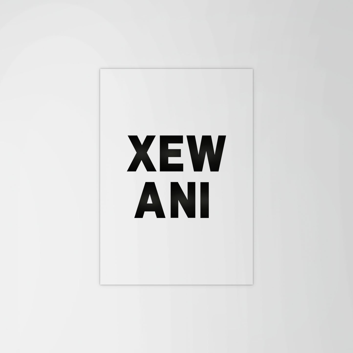 Xewani Greeting Print