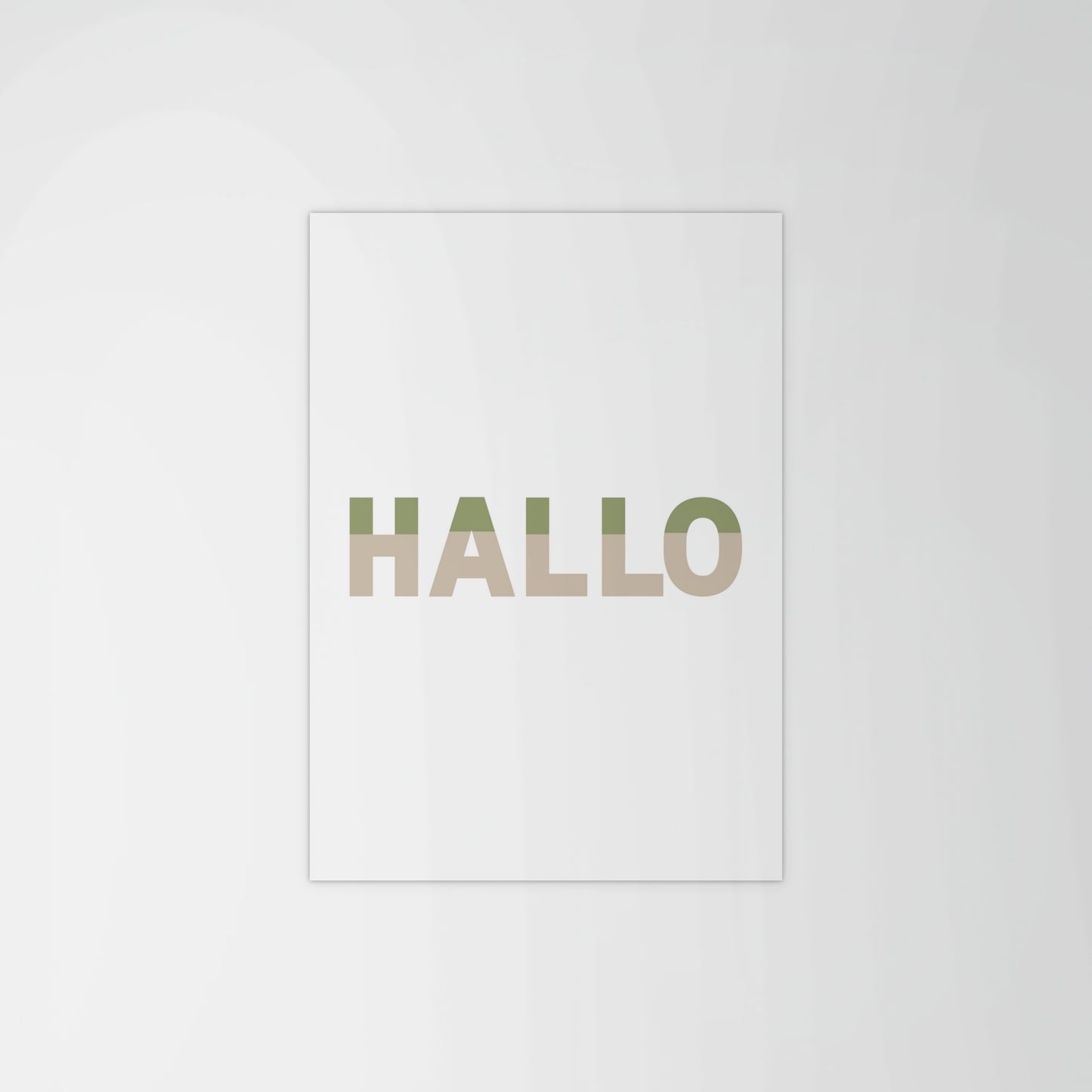 Hallo Greeting Print