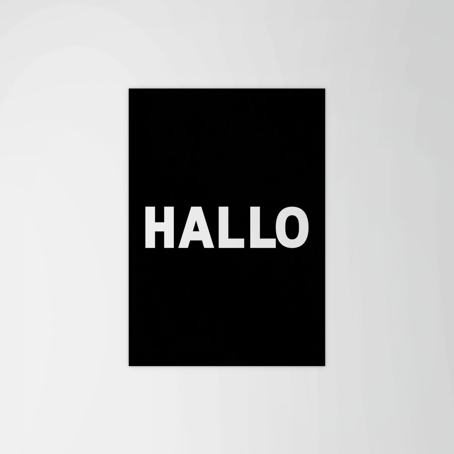 Hallo Greeting Print