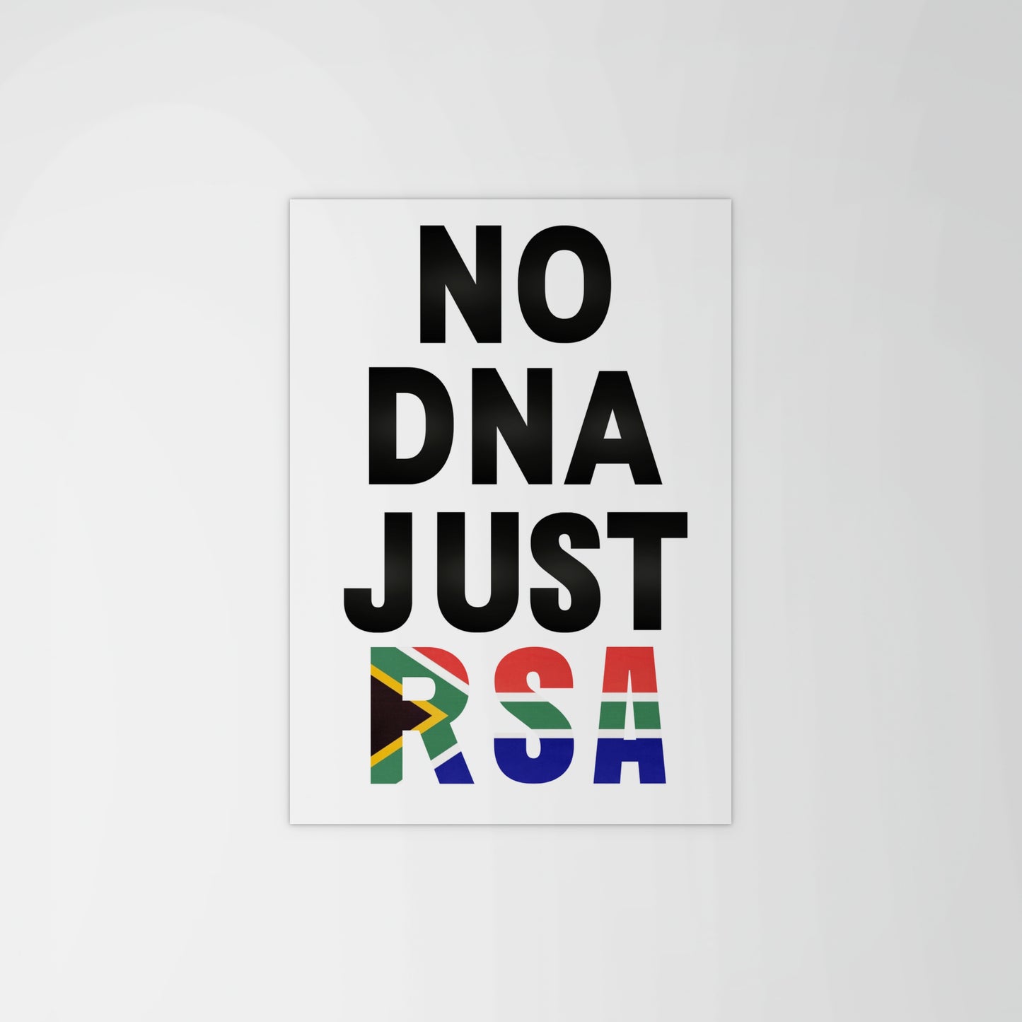 No DNA Just RSA Print