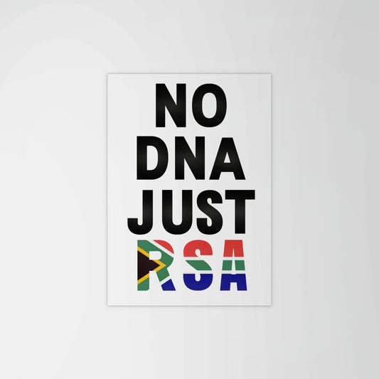 No DNA Just RSA Print