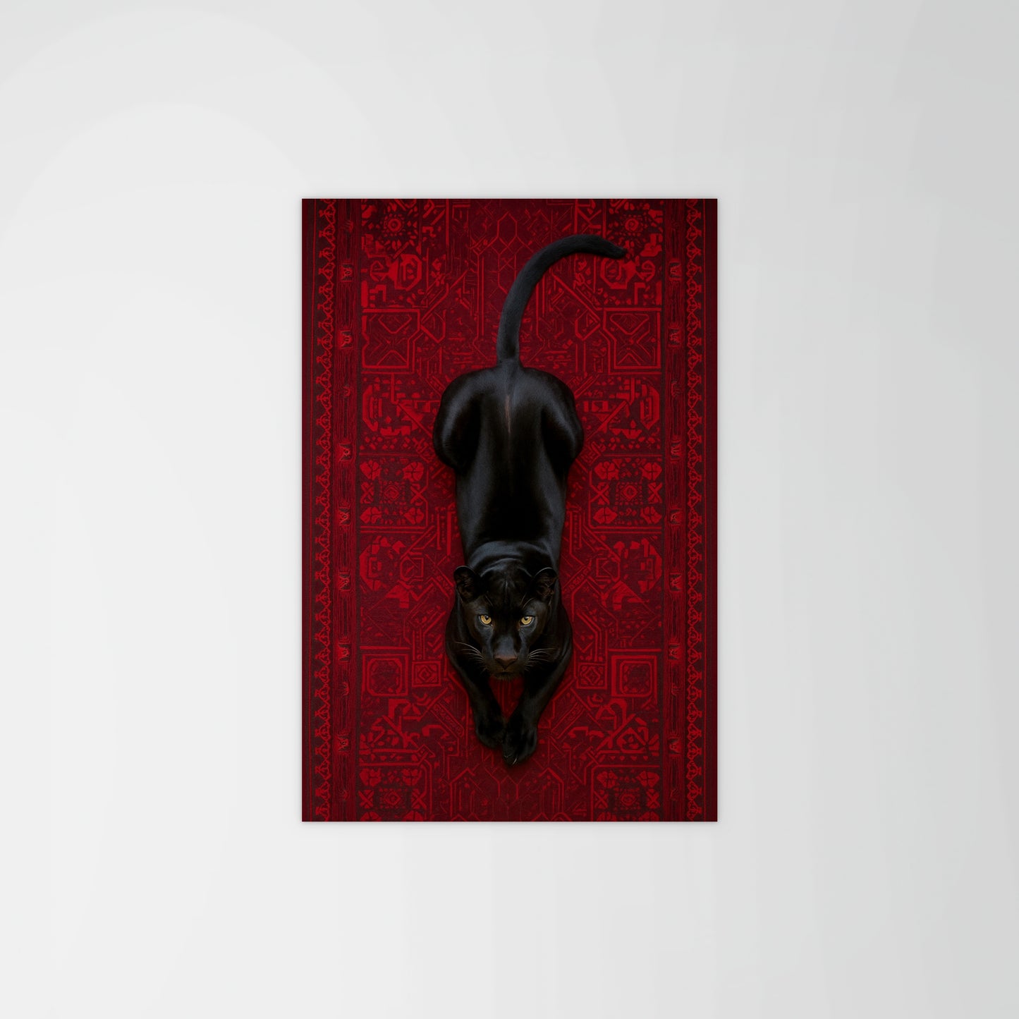 Panther On Carpet Print