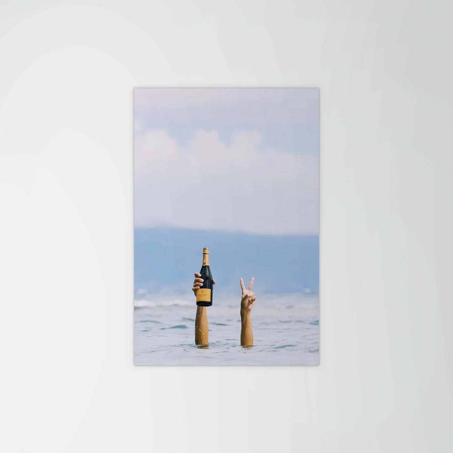 Champagne Peace Print