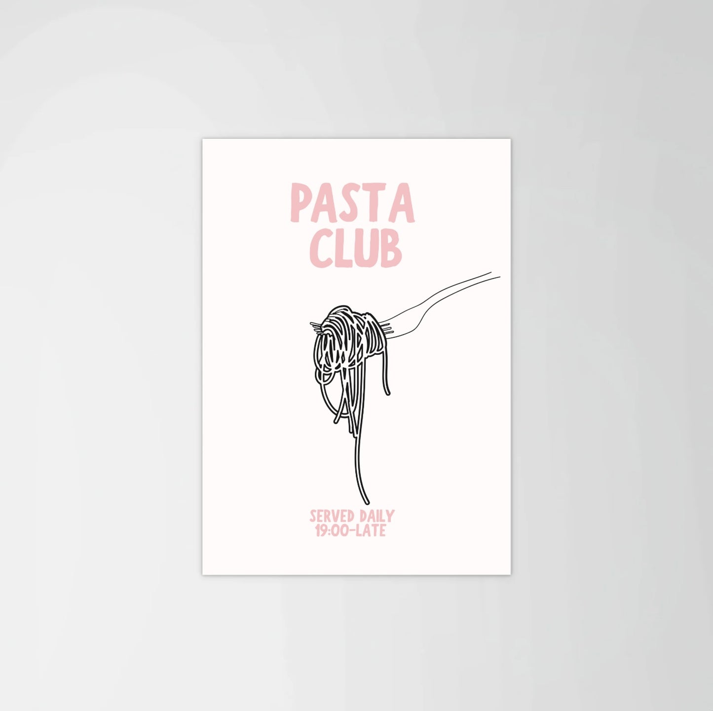 Pasta Club Print
