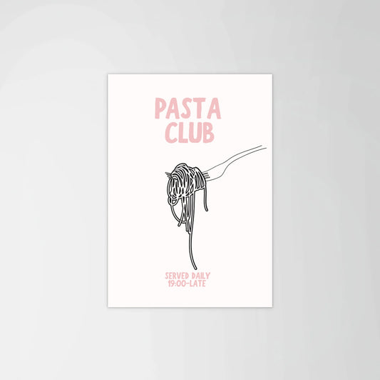 Pasta Club Print