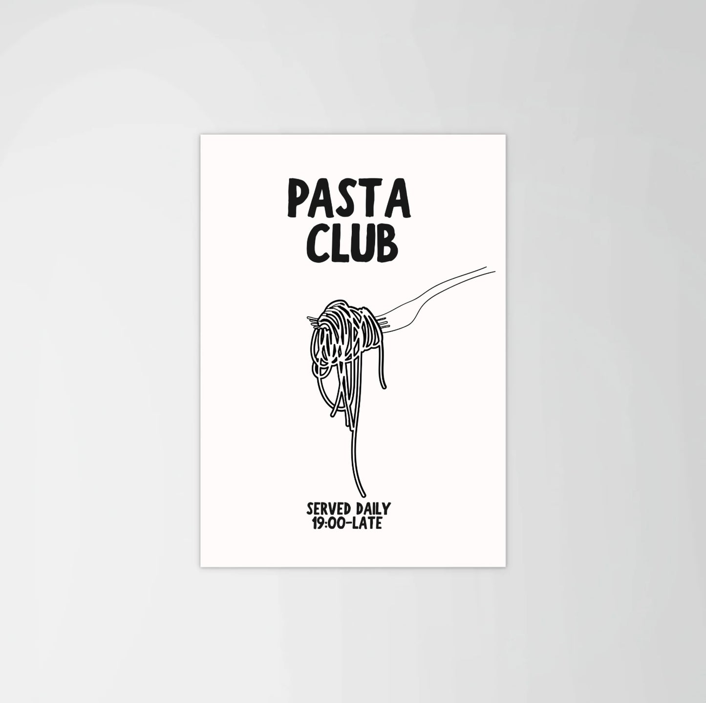 Pasta Club Print