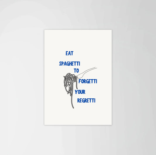 Spaghetti Regretti Print