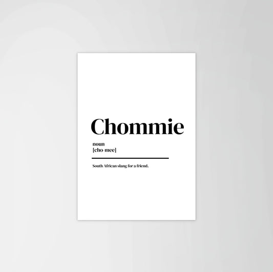 Chommie Print