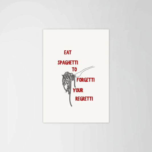 Spaghetti Regretti Print