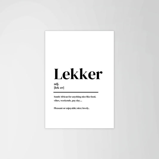 Lekker Print