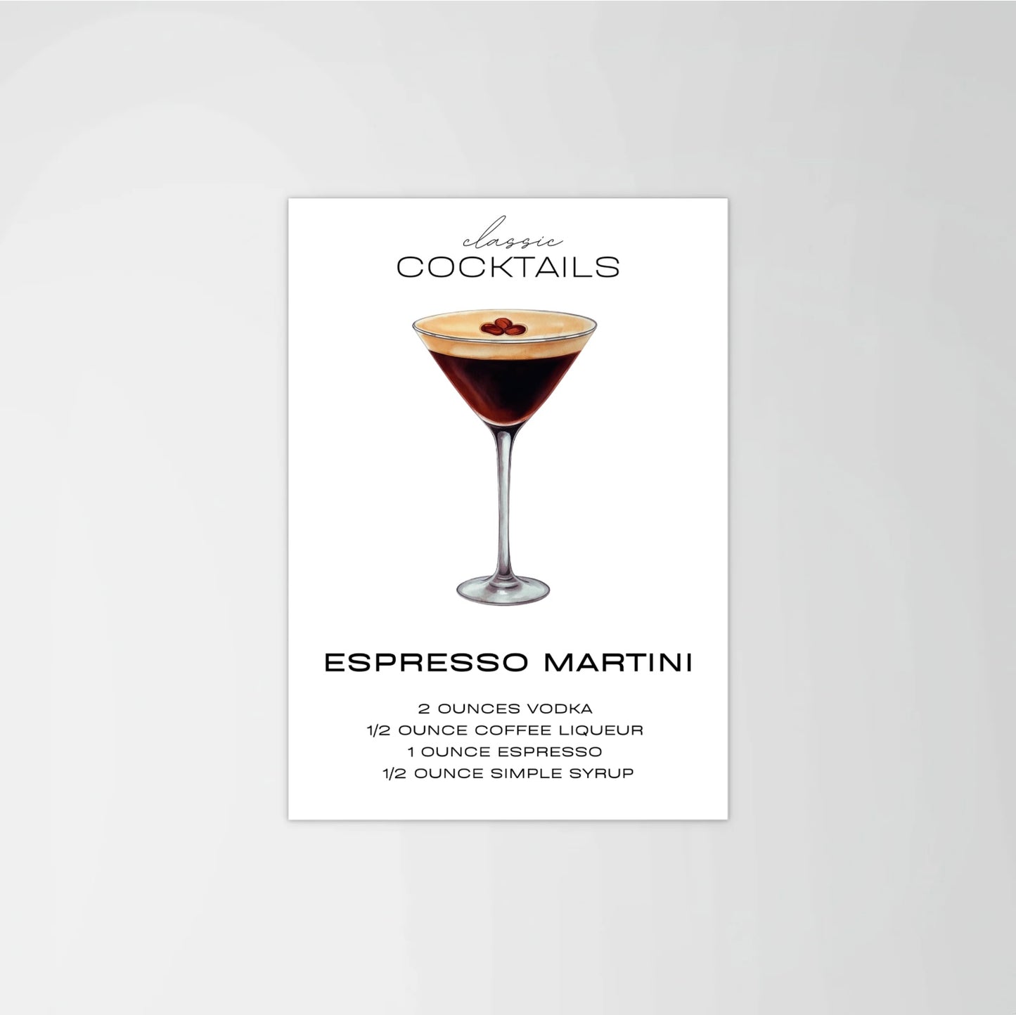 Espresso Martini Print