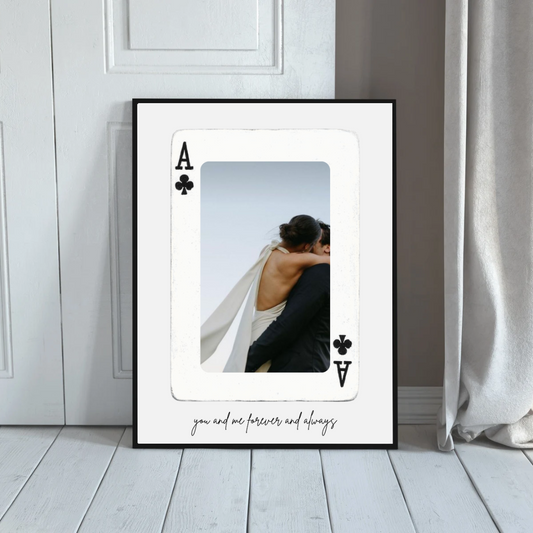 Personalised Playing Card Print