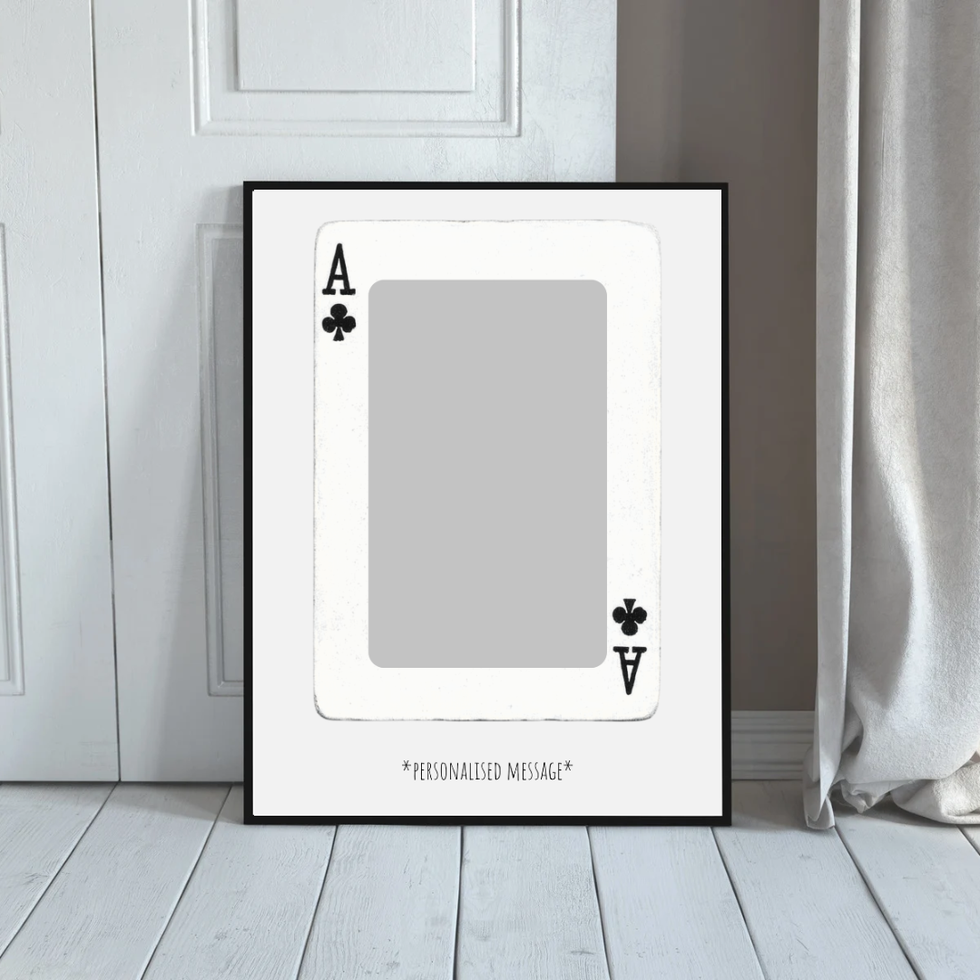Personalised Playing Card Print