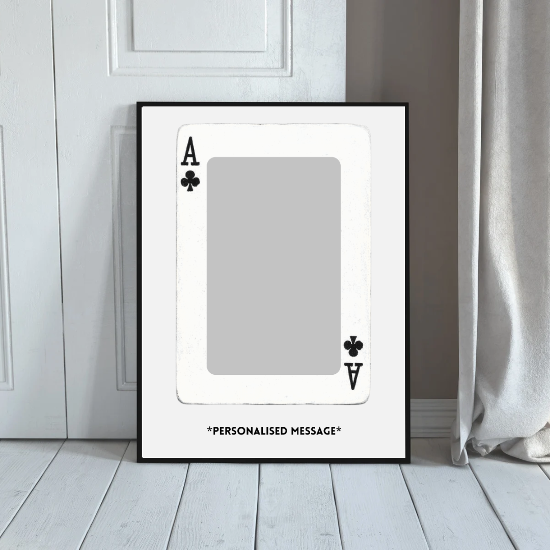 Personalised Playing Card Print
