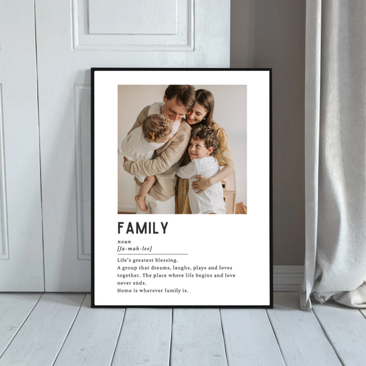 Personalised Family Print