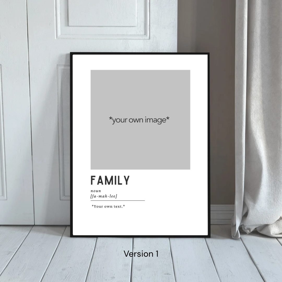 Personalised Family Print