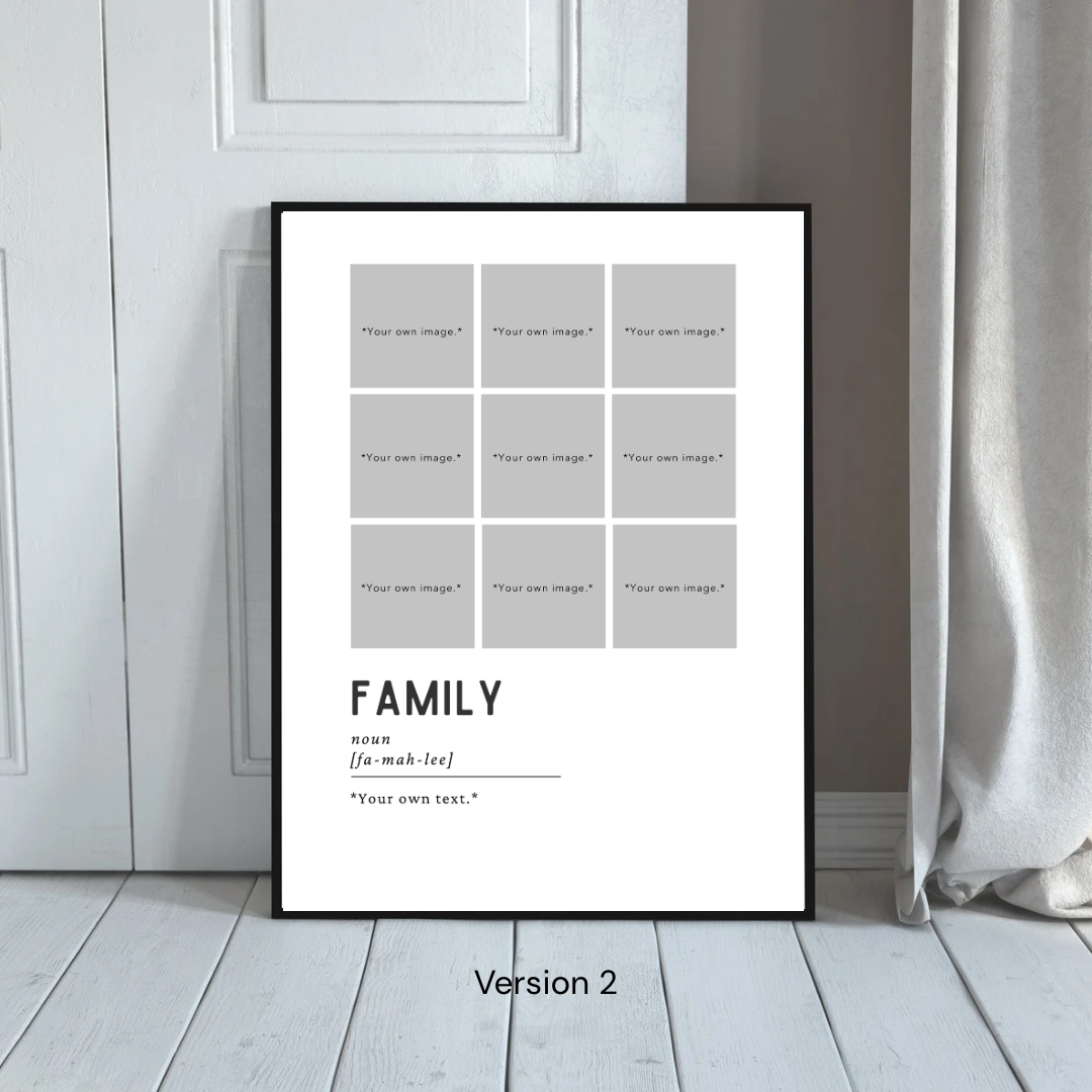 Personalised Family Print
