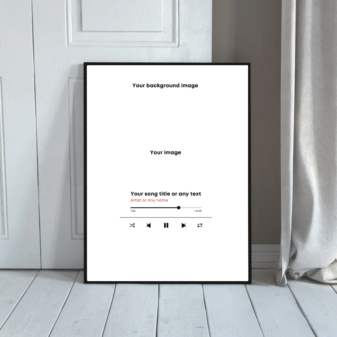Personalised Song Print