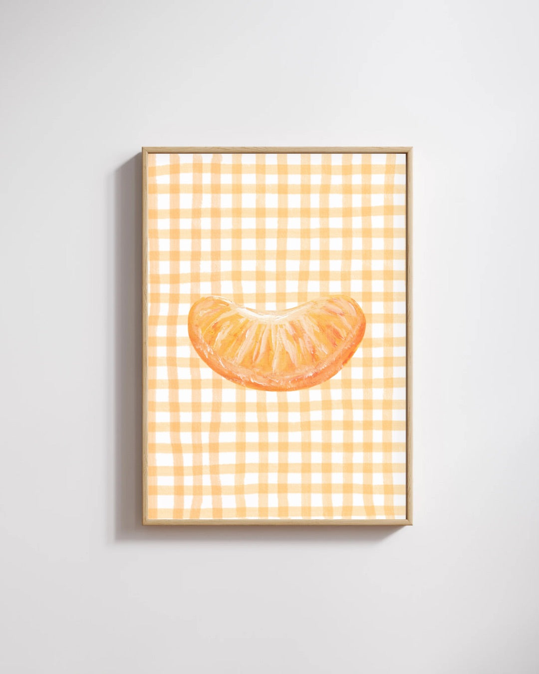 Checkered Naartjie Print