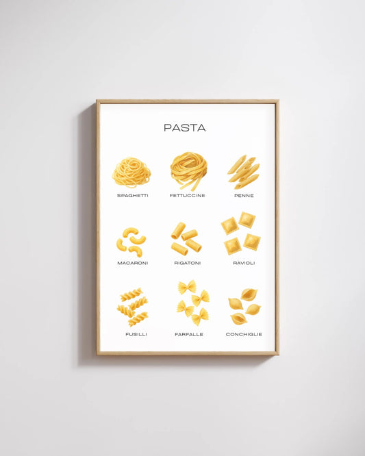 Pasta Shapes Print