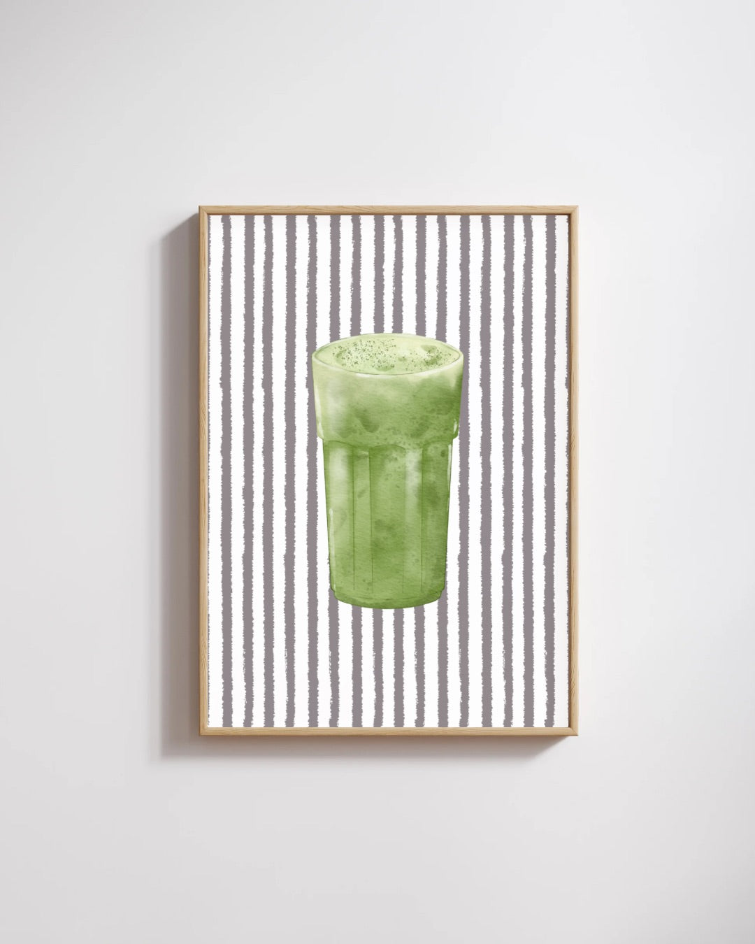 Striped Matcha Print